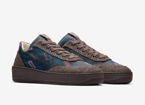 97% natural sneakers by Earthbound | CLAY Glaze Blue Sneakers