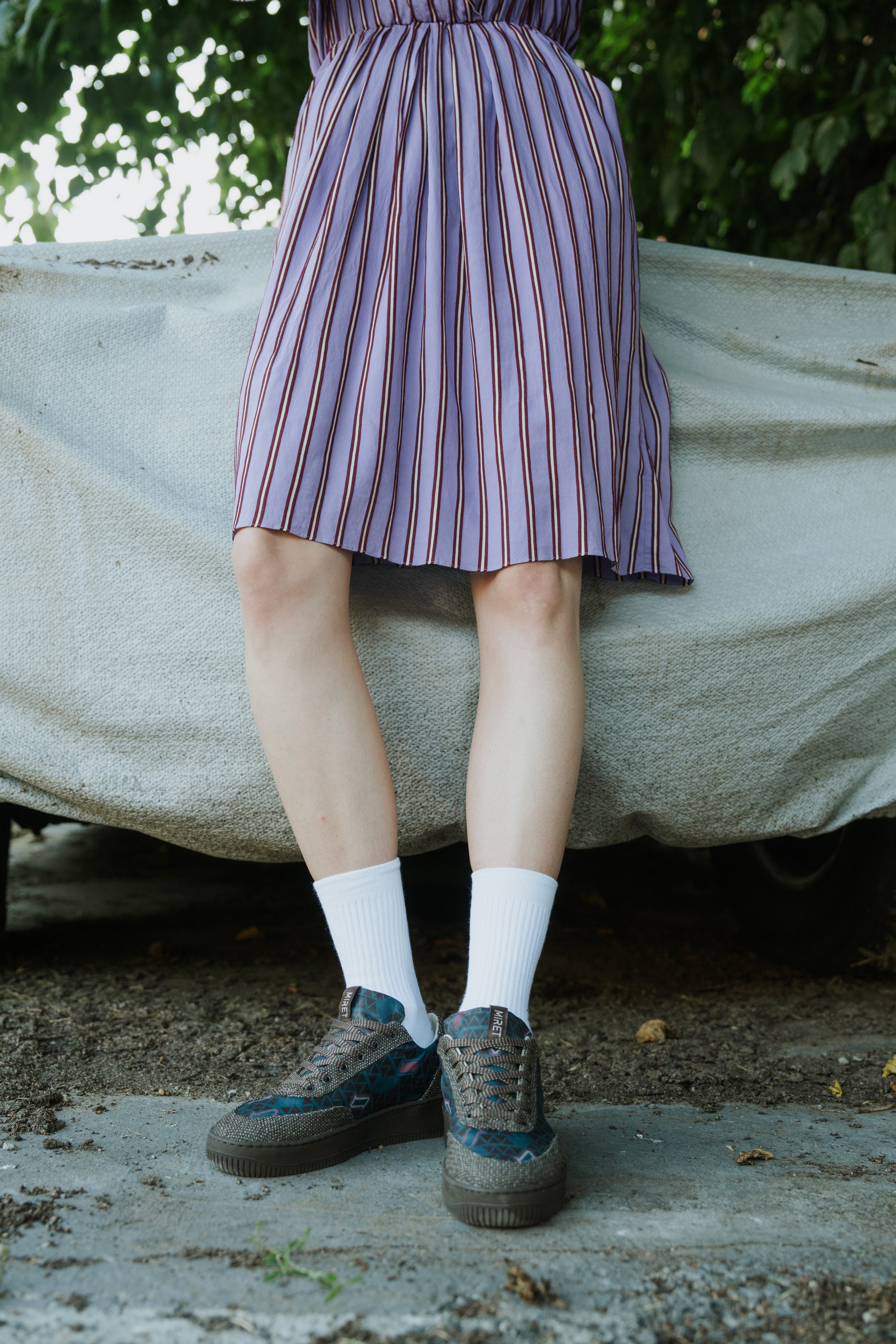 97% natural sneakers by Earthbound | CLAY Glaze Blue Sneakers